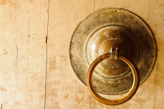 Door handle at Namche Gompa